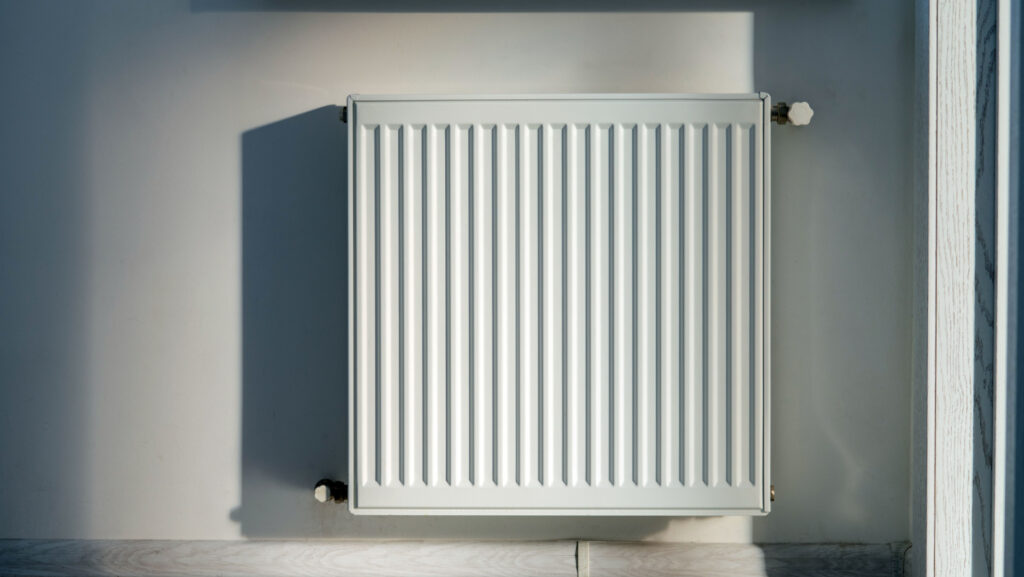 Image of a central heating radiators